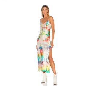 DANNIJO Multicolor Tie-Dye Maxi Dress